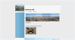Desktop Screenshot of amberes.se