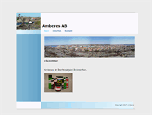 Tablet Screenshot of amberes.se